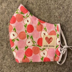 3 Layered Cotton Face Mask w/Filter w/ Nose Wire